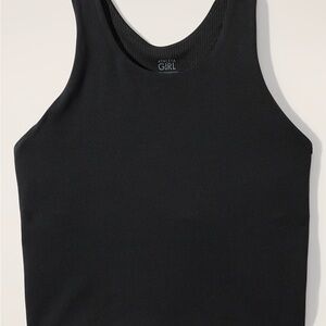 Athleta Girl Long Distance Black Sports Bra/Tank Size L/12